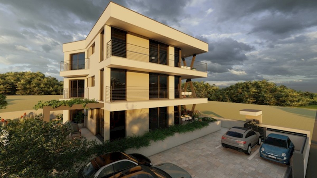 GRAD KRK! EKSKLUZIVNI APARTMA, PRITLIČJE SA VRTOM! MIRNA LOKACIJA!