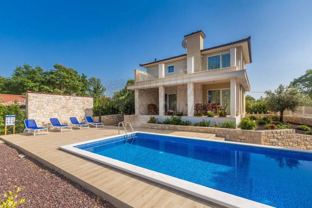 Čudovita vila z bazenom in razgledom! Malinska-okolica