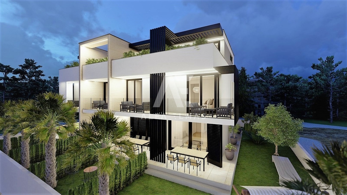 Krk, luksuzno trinadstropno stanovanje v bližini vseh dobrin!! ID 398