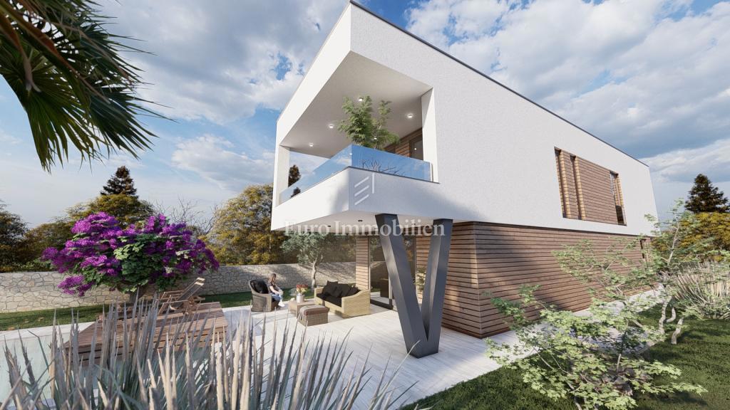 Okolica Baške - samostojna vila z bazenom