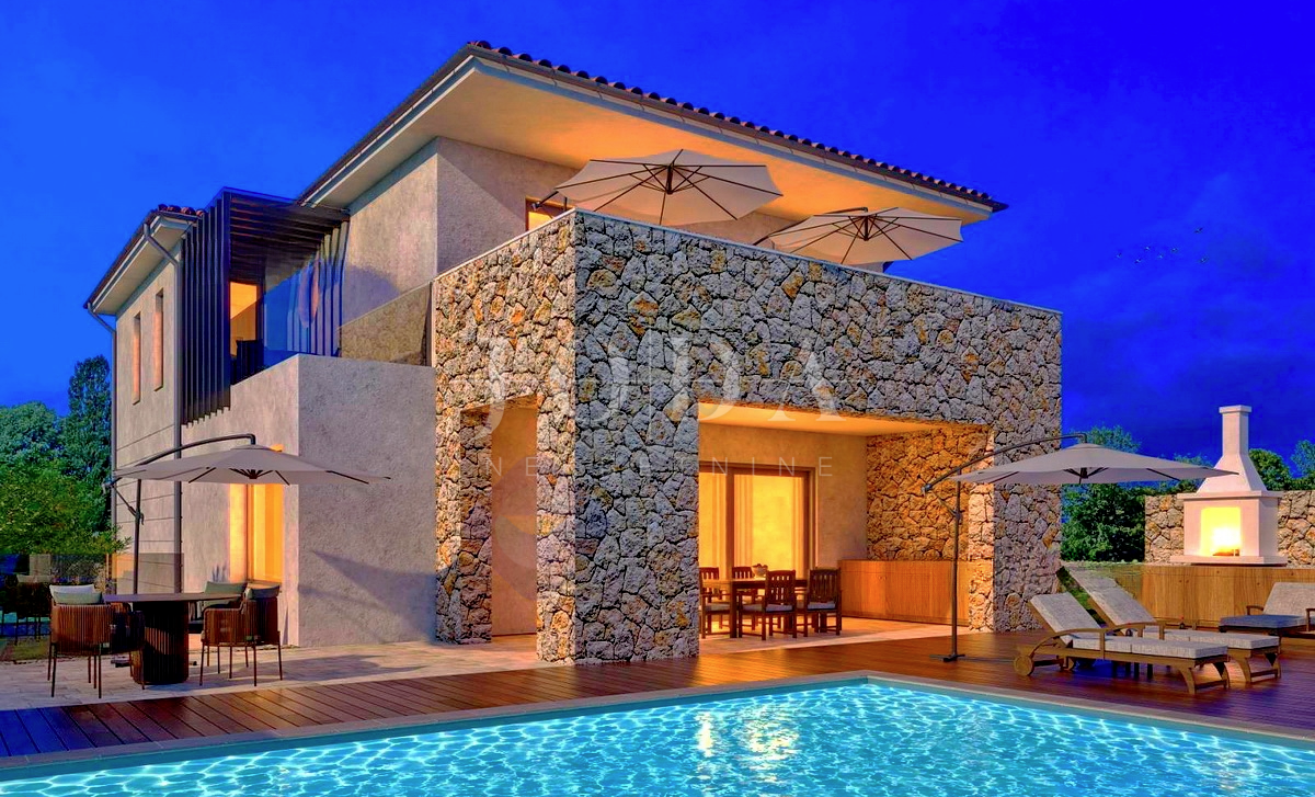 Dve samostojni hiši s projektom, 100m od morja! otok Krk