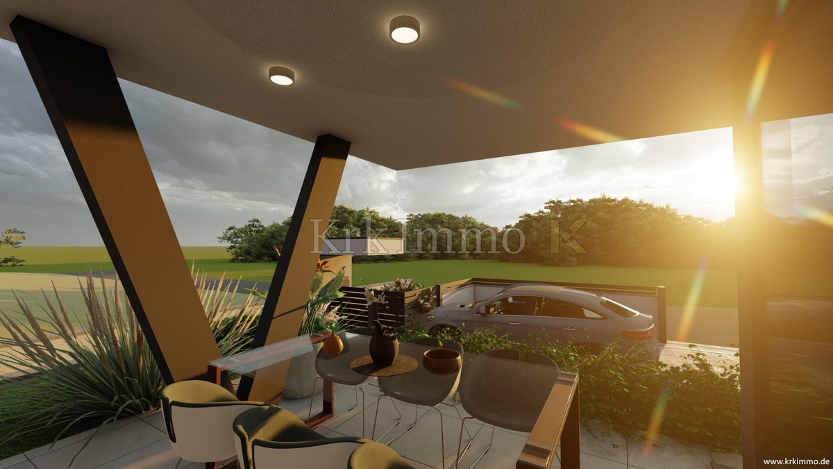 Moderno stanovanje z vrtom. Luksuzne nepremičnine mesto Krk