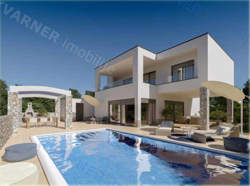 Malinska - Nova luksuzna vila z bazenom | Kvarner imobilije