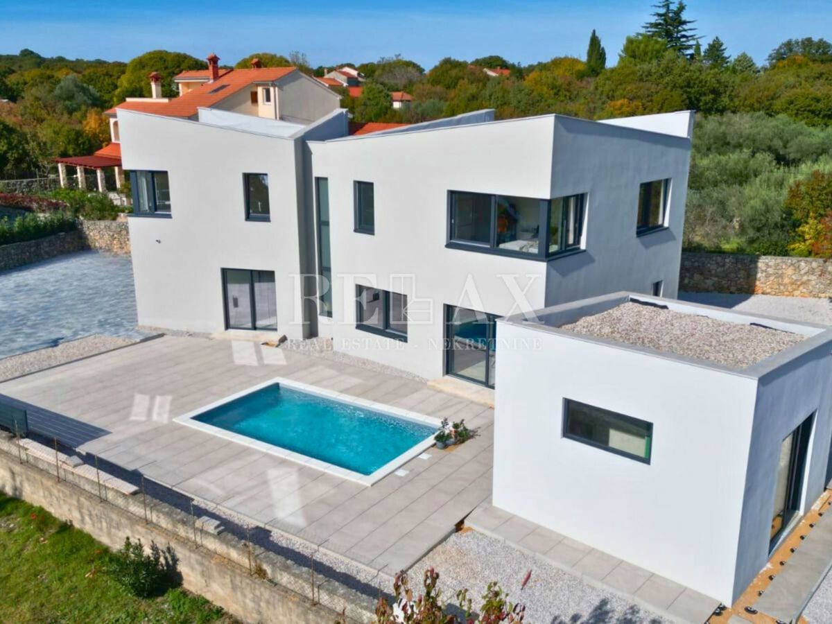 Otok Krk, Muraj - luksuzno opremljena vila z bazenom