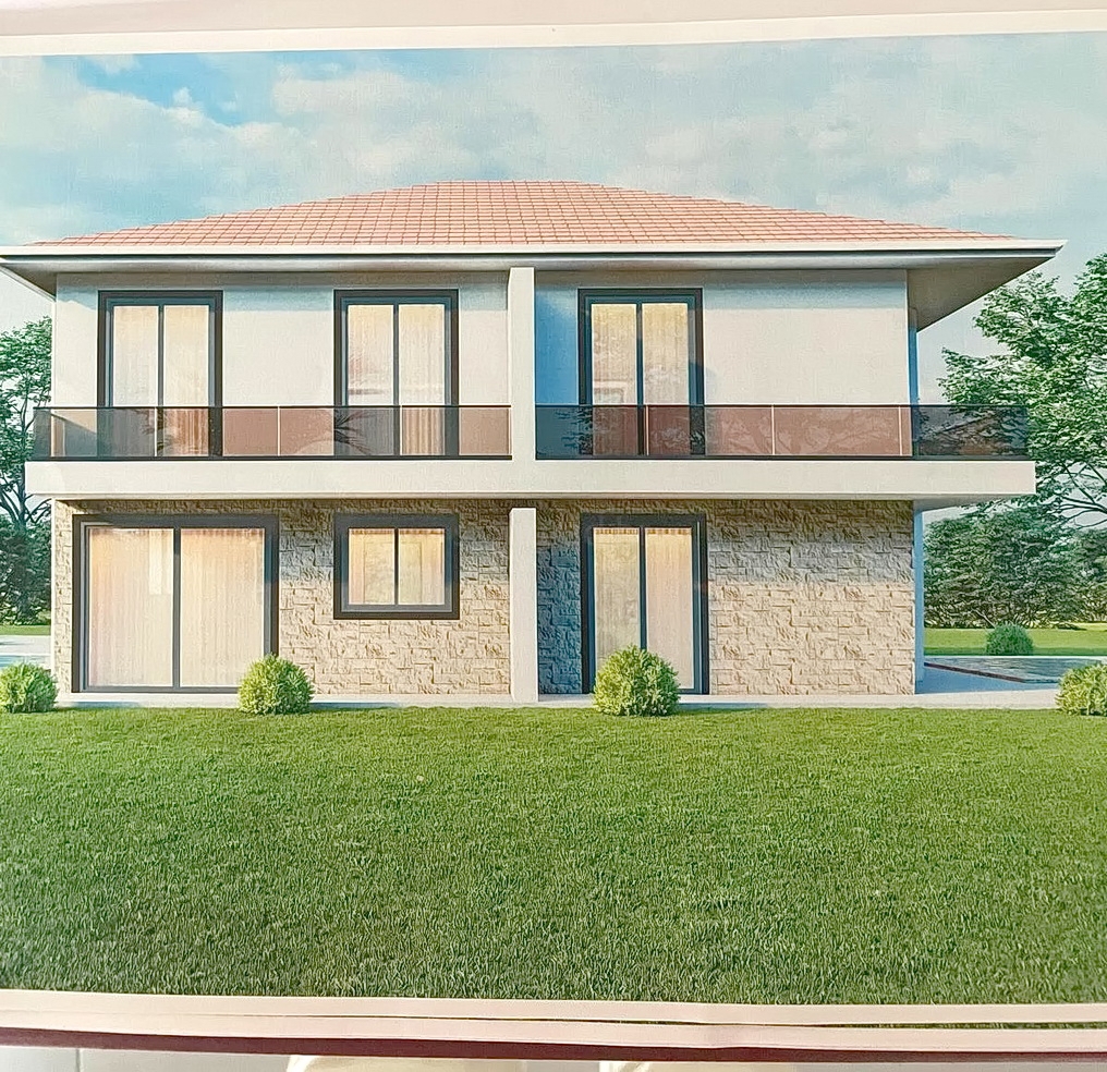 Malinska, moderna polpritlična hiša z vrtom na odlični lokaciji!