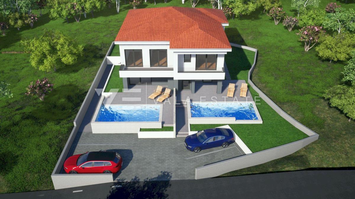 NOVA SAMOSTOJNA HIŠA Z BAZENOM NA MIRNI LOKACIJI