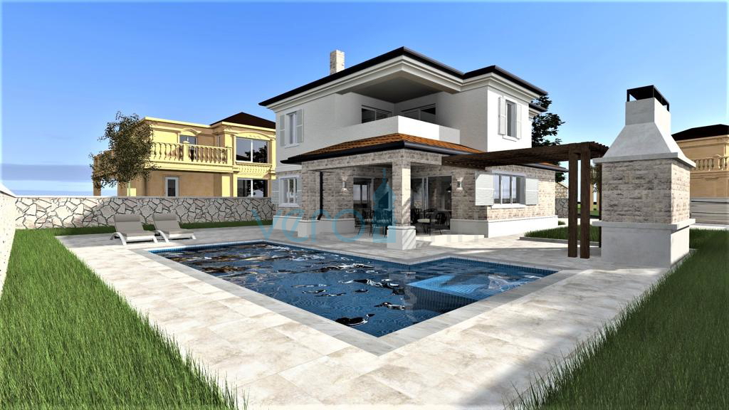 Vrbnik, okolica, Samostojna hiša 136 m2 z bazenom in vrtom, prodamo